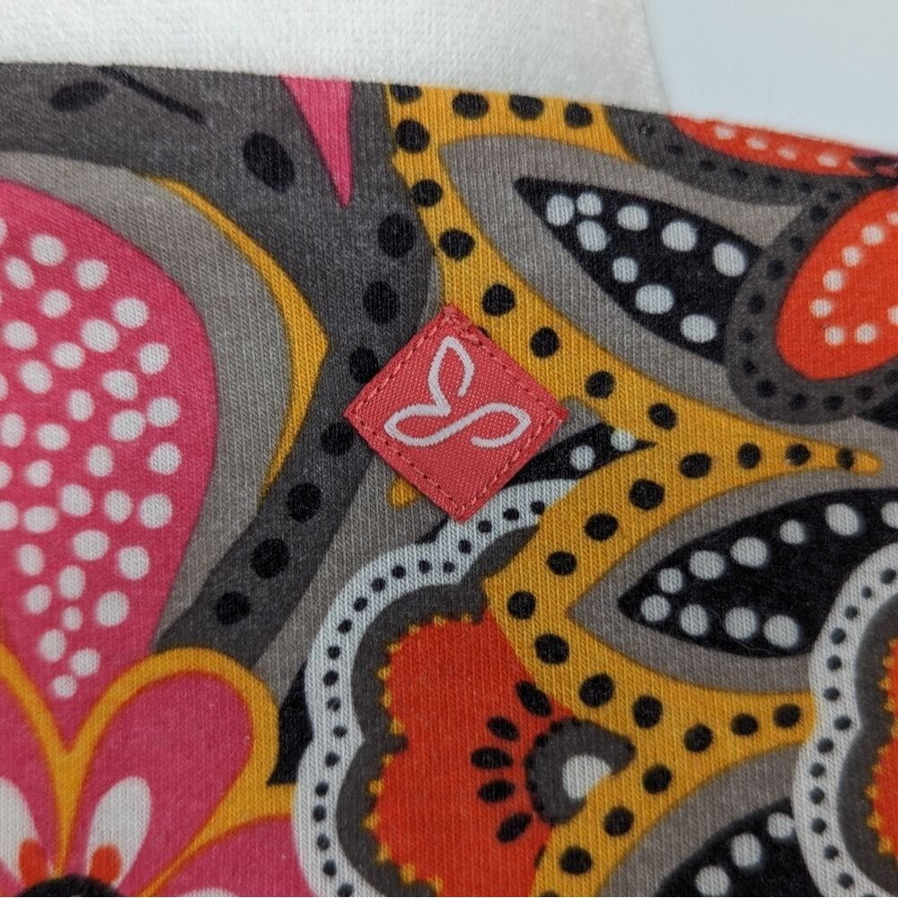 prAna Activewear Multicolor Floral Paisley Activewear Dress Built-In Bra Small - Picture 6 of 7